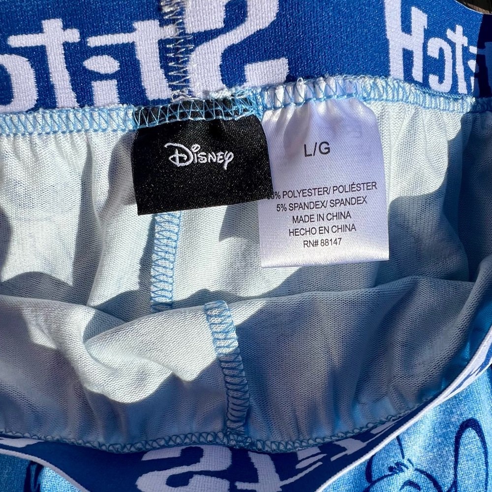 - Stitch L Print Pajama Shorts! NEW! - Picture 9 of 14